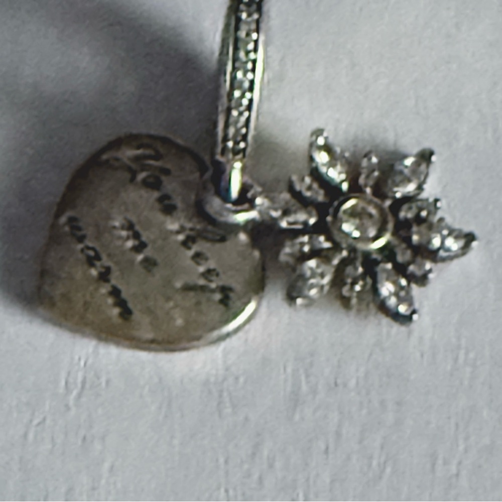 Pandora Sterling Silver You Make Me Warm Heart and Snowflake Charm